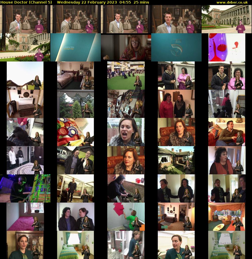 House Doctor (Channel 5) Wednesday 22 February 2023 04:55 - 05:20