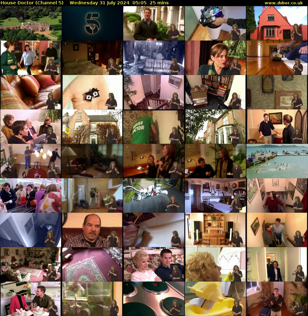 House Doctor (Channel 5) Wednesday 31 July 2024 05:05 - 05:30