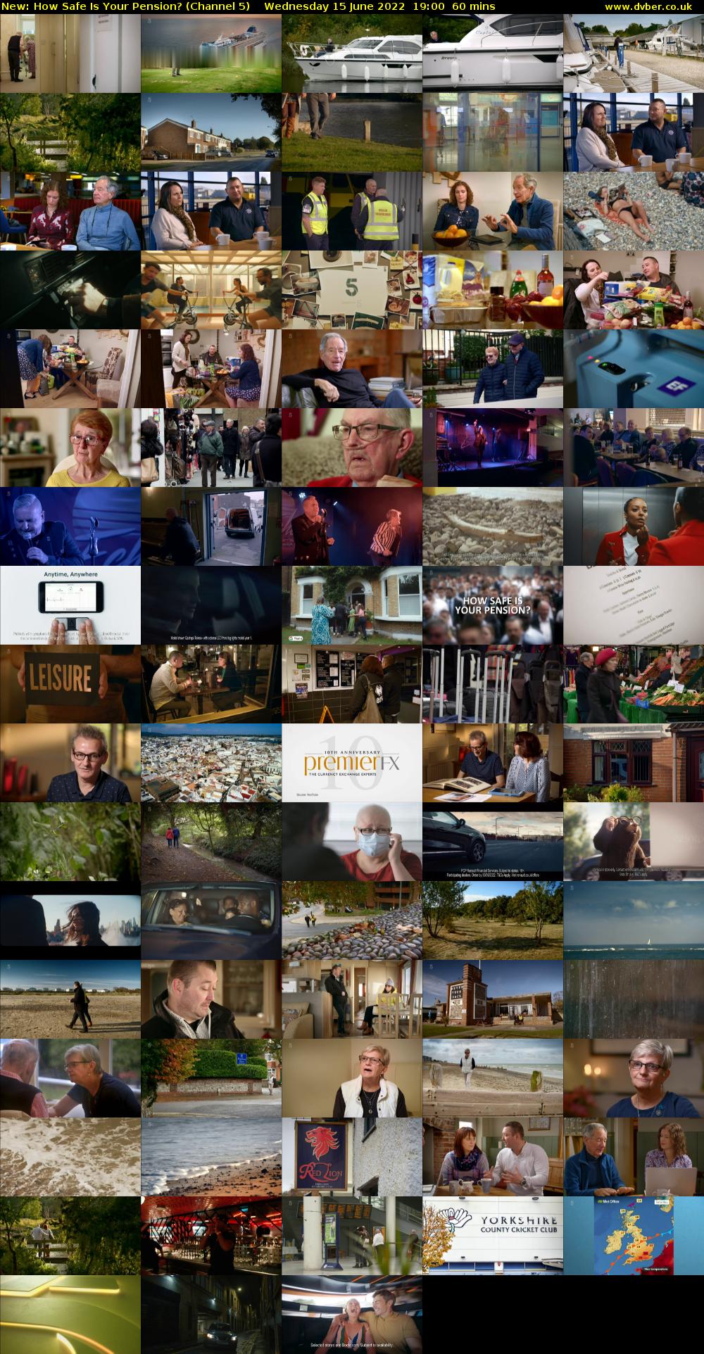 How Safe Is Your Pension? (Channel 5) Wednesday 15 June 2022 19:00 - 20:00