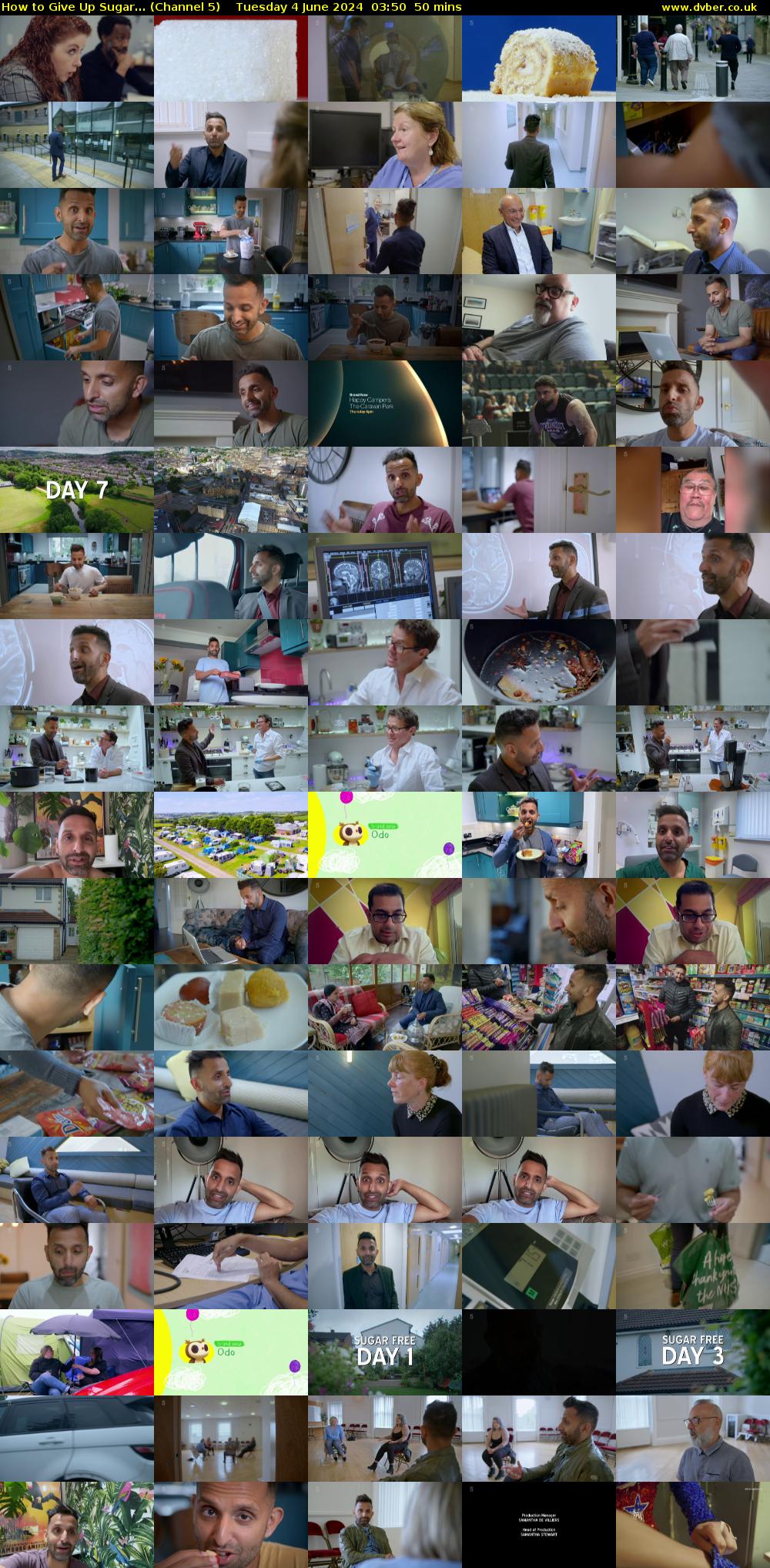 How To Give Up Sugar... (Channel 5) Tuesday 4 June 2024 03:50 - 04:40
