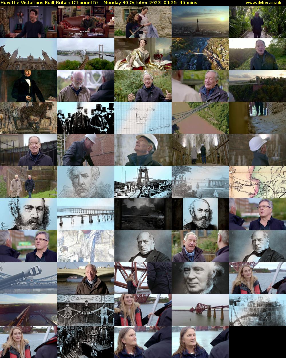 How the Victorians Built Britain (Channel 5) Monday 30 October 2023 04:25 - 05:10