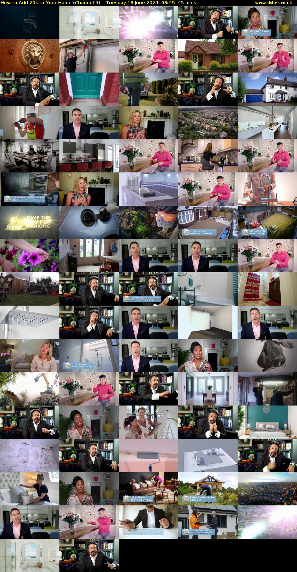 How to Add 20k to Your Home (Channel 5) Tuesday 18 June 2024 03:45 - 04:30