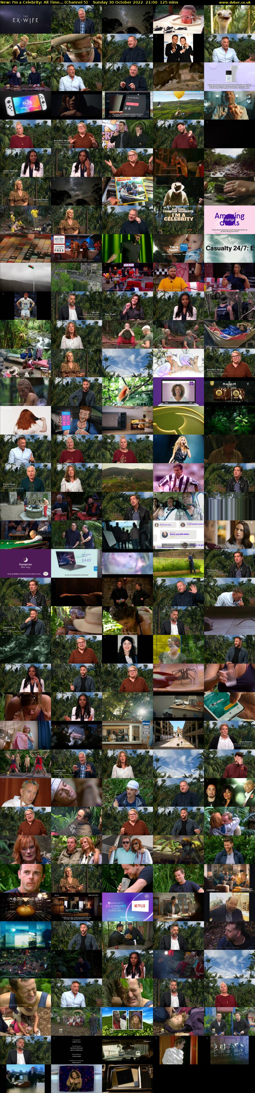I'm a Celebrity: All Time... (Channel 5) Sunday 30 October 2022 21:00 - 23:05