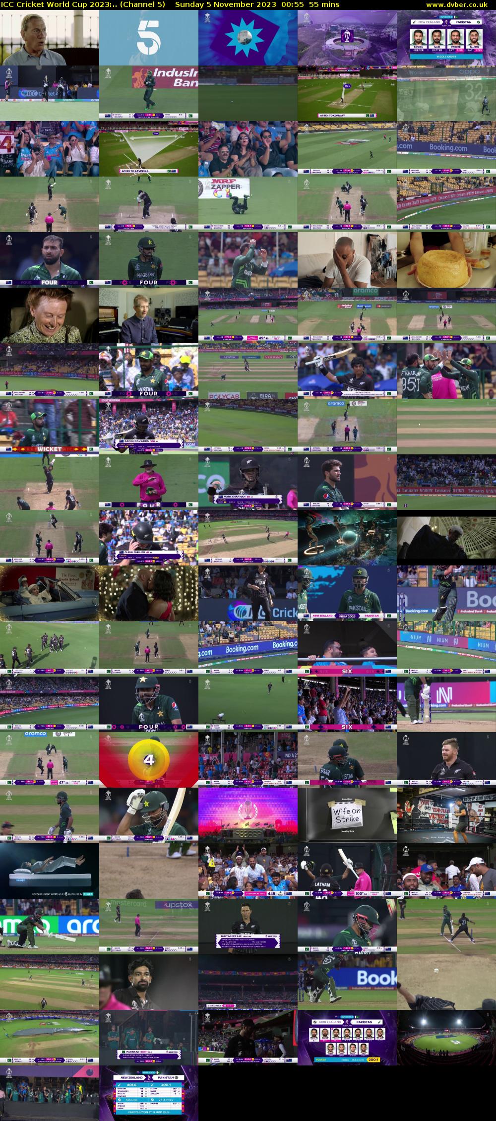 ICC Cricket World Cup 2023:.. (Channel 5) Sunday 5 November 2023 00:55 - 01:50