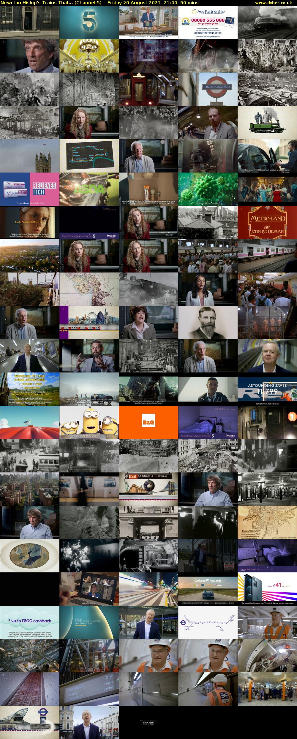 Ian Hislop's Trains That... (Channel 5) Friday 20 August 2021 21:00 - 22:00