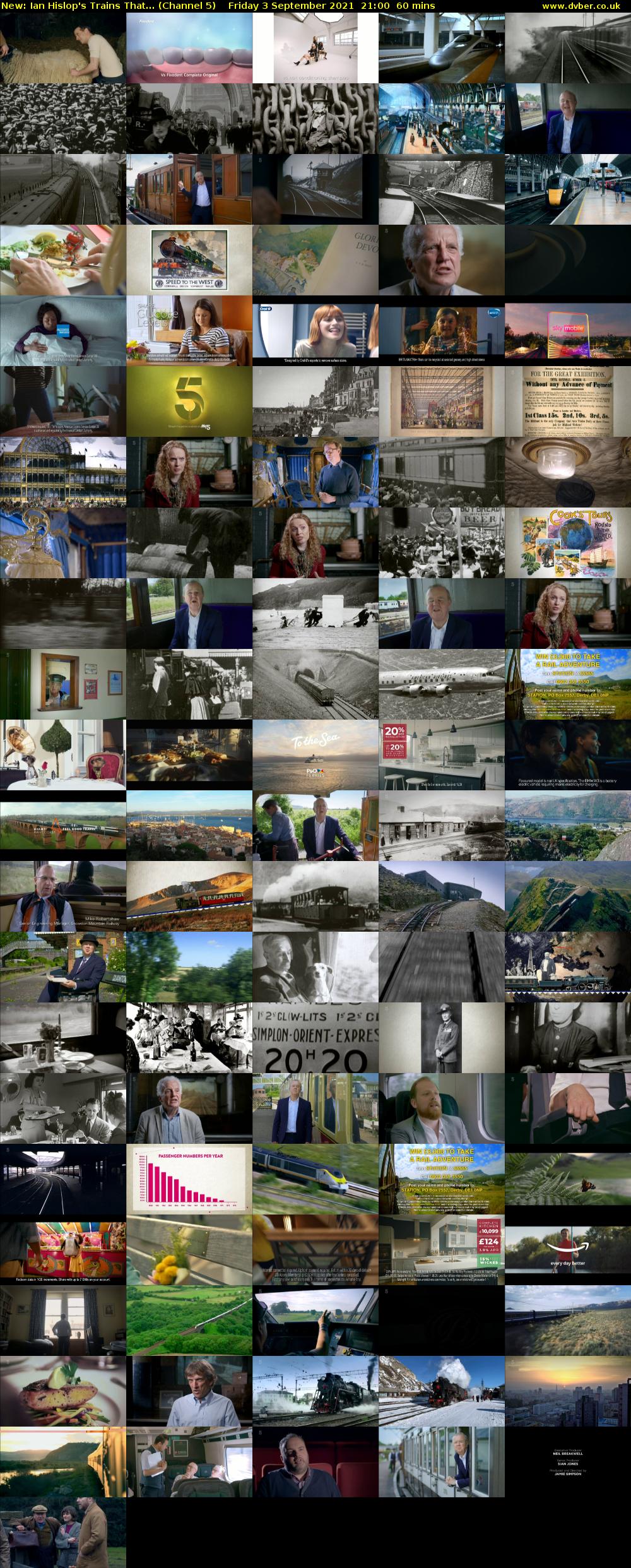 Ian Hislop's Trains That... (Channel 5) Friday 3 September 2021 21:00 - 22:00
