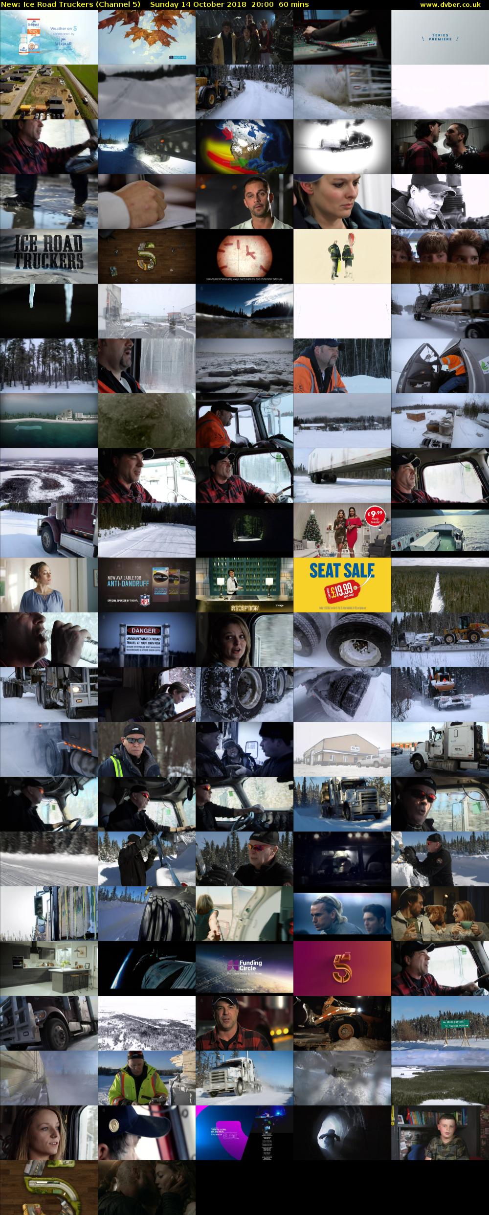 Ice Road Truckers (Channel 5) Sunday 14 October 2018 20:00 - 21:00