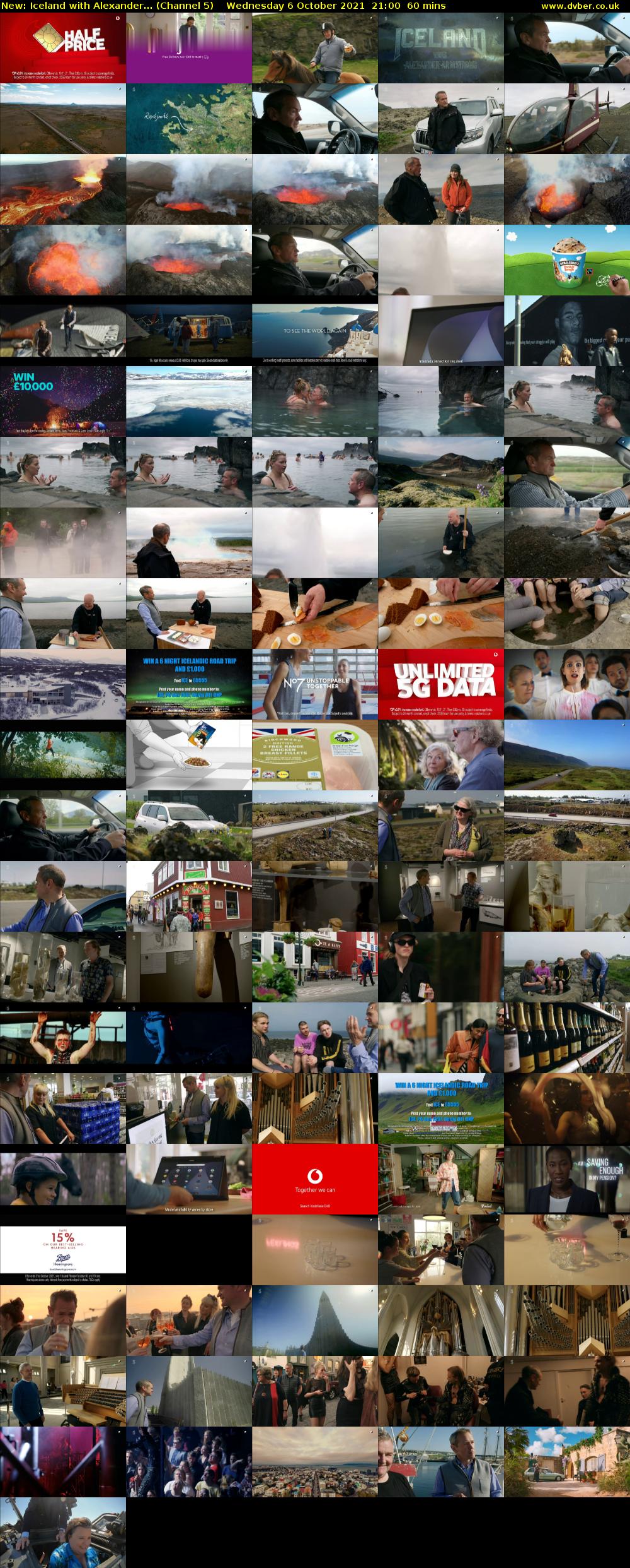 Iceland with Alexander... (Channel 5) Wednesday 6 October 2021 21:00 - 22:00