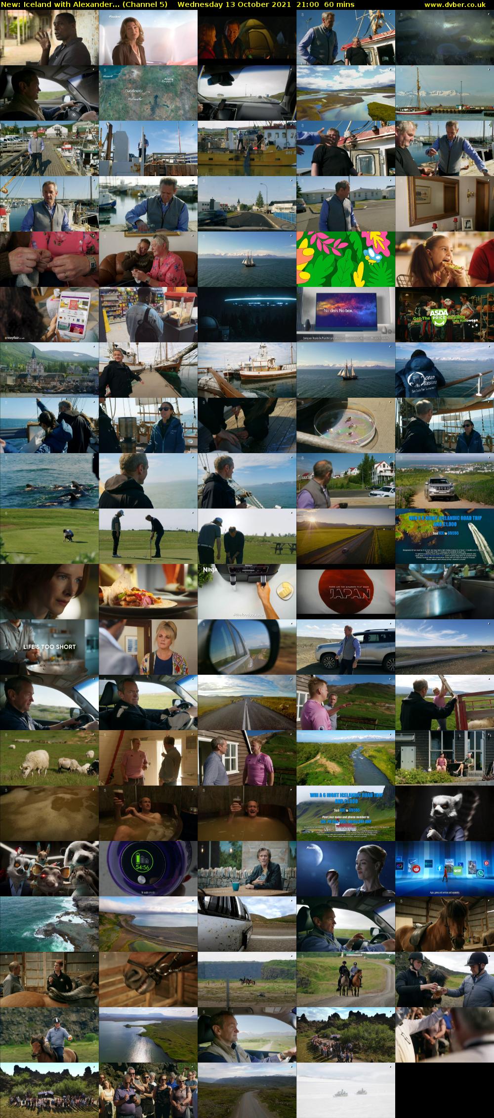Iceland with Alexander... (Channel 5) Wednesday 13 October 2021 21:00 - 22:00
