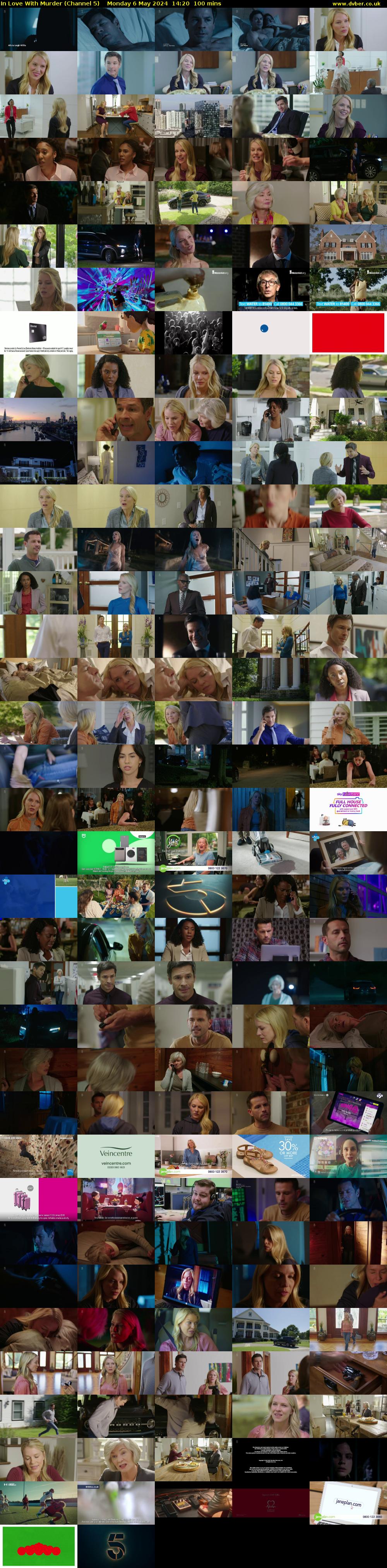 In Love With Murder (Channel 5) Monday 6 May 2024 14:20 - 16:00