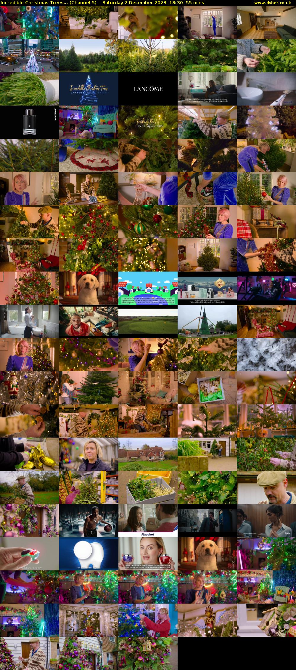 Incredible Christmas Trees... (Channel 5) Saturday 2 December 2023 18:30 - 19:25