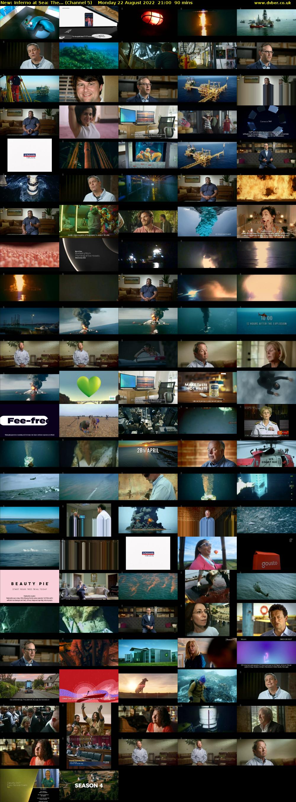 Inferno at Sea: The... (Channel 5) Monday 22 August 2022 21:00 - 22:30