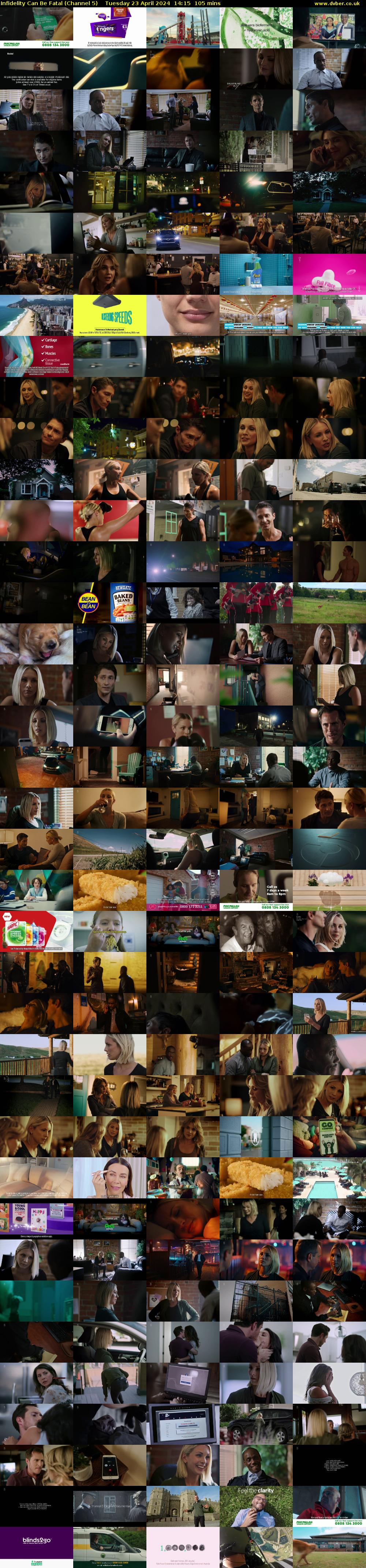 Infidelity Can Be Fatal (Channel 5) Tuesday 23 April 2024 14:15 - 16:00