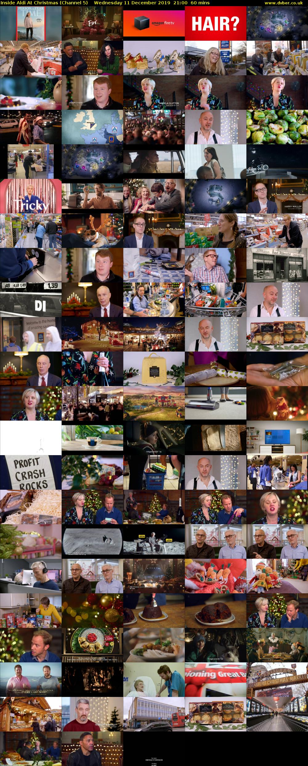 Inside Aldi At Christmas (Channel 5) Wednesday 11 December 2019 21:00 - 22:00