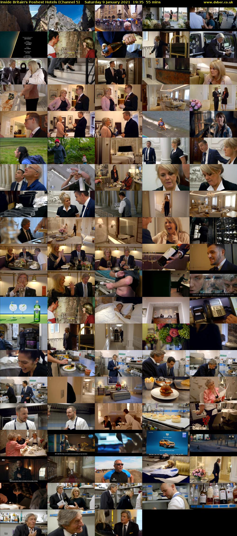 Inside Britain's Poshest Hotels (Channel 5) Saturday 9 January 2021 19:35 - 20:30