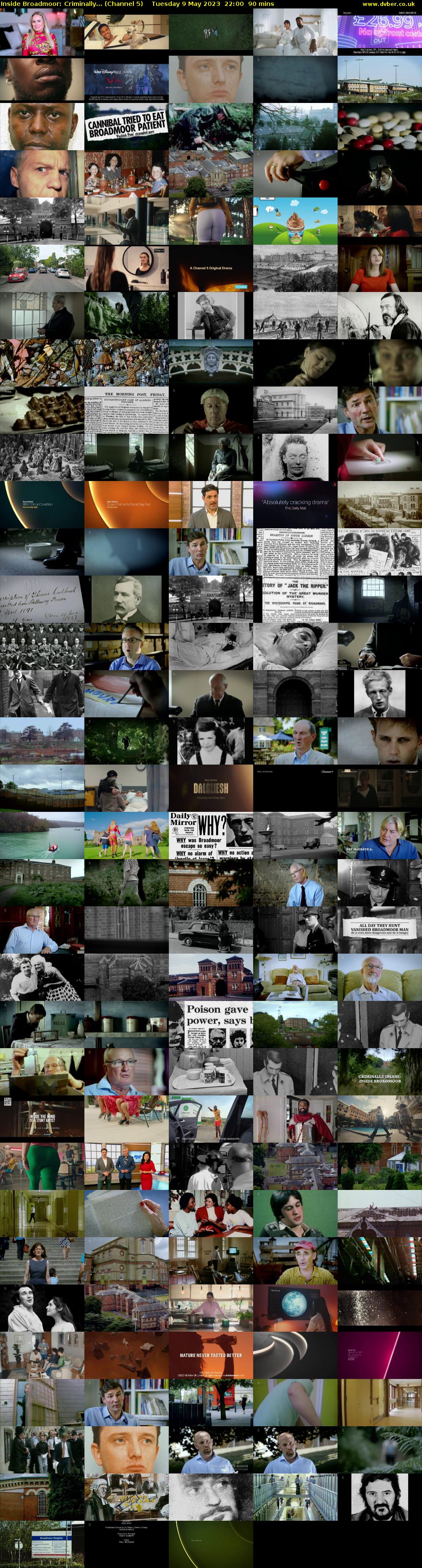 Inside Broadmoor: Criminally... (Channel 5) Tuesday 9 May 2023 22:00 - 23:30