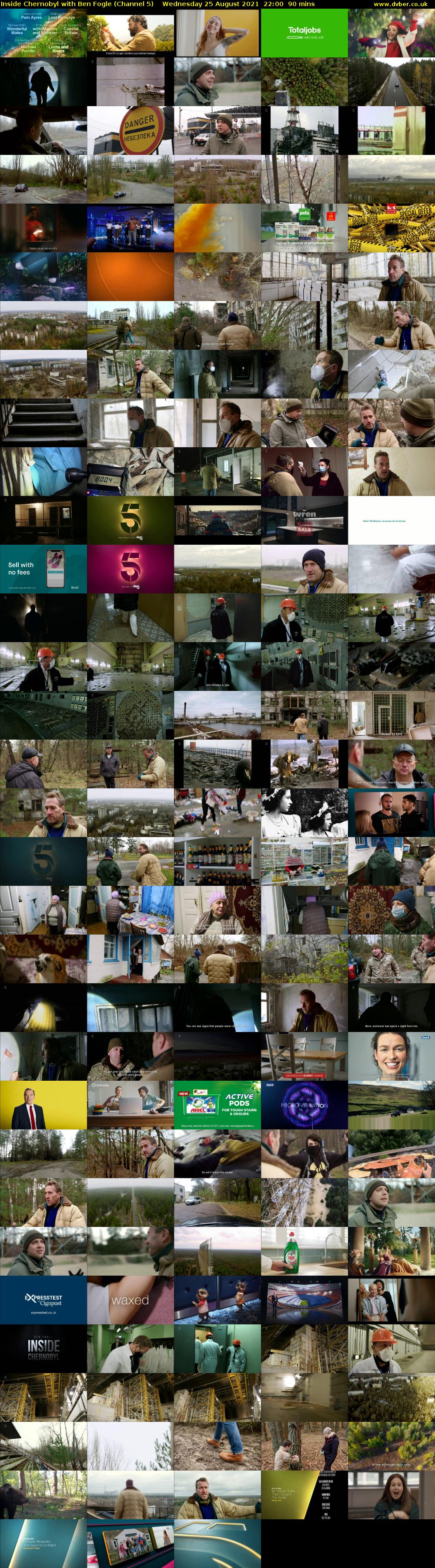 Inside Chernobyl with Ben Fogle (Channel 5) Wednesday 25 August 2021 22:00 - 23:30