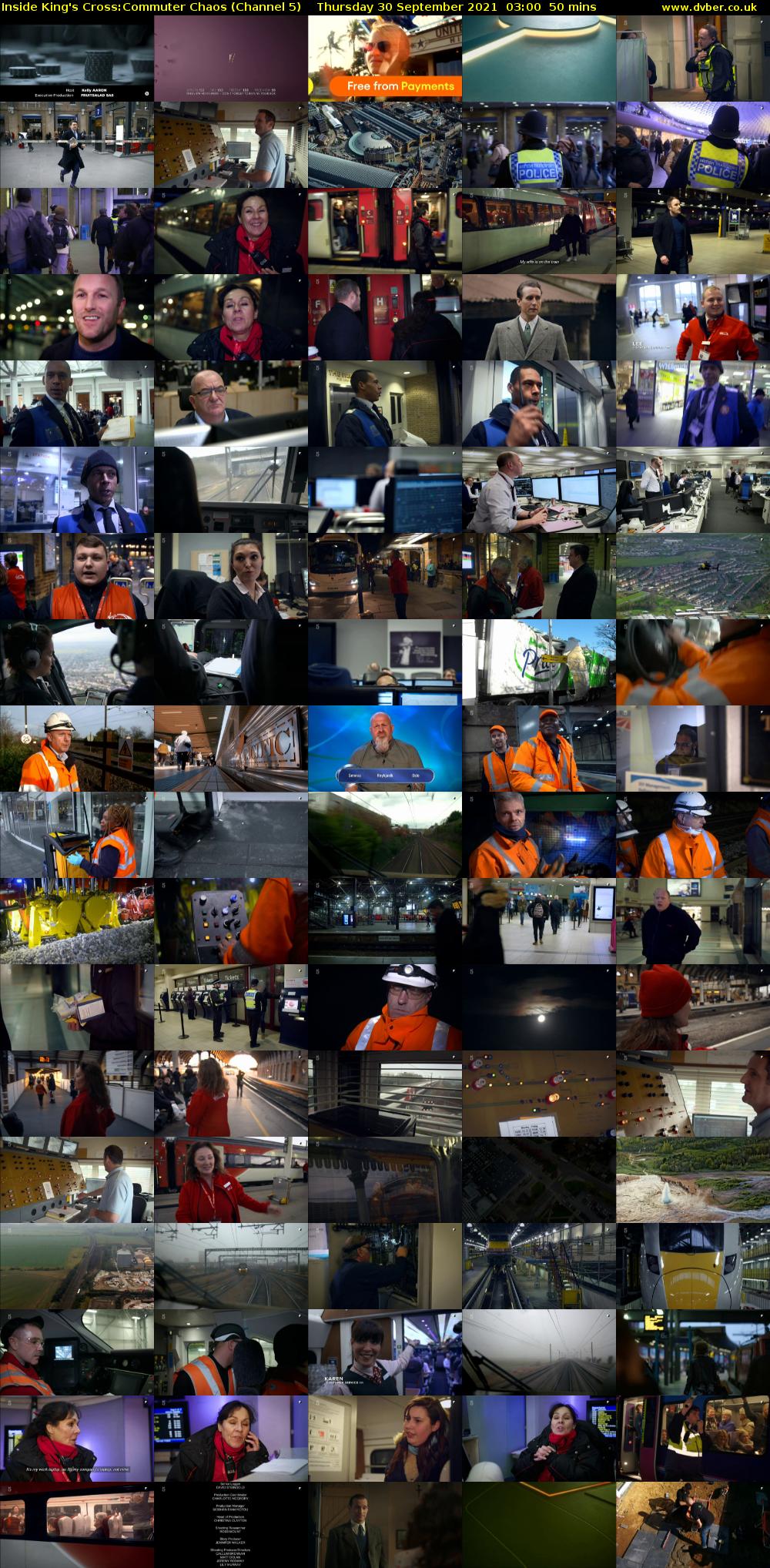 Inside King's Cross:Commuter Chaos (Channel 5) Thursday 30 September 2021 03:00 - 03:50