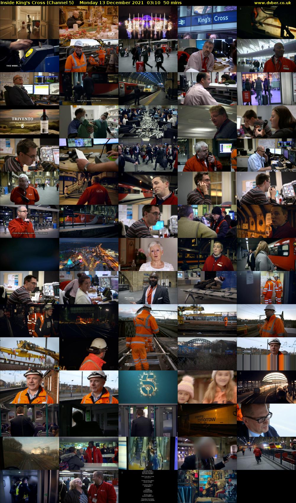 Inside King's Cross (Channel 5) Monday 13 December 2021 03:10 - 04:00