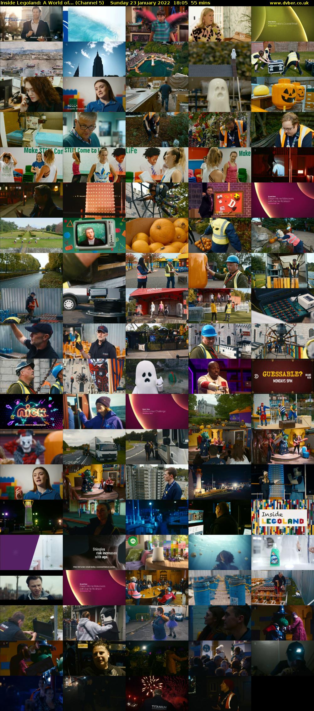 Inside Legoland: A World of... (Channel 5) Sunday 23 January 2022 18:05 - 19:00