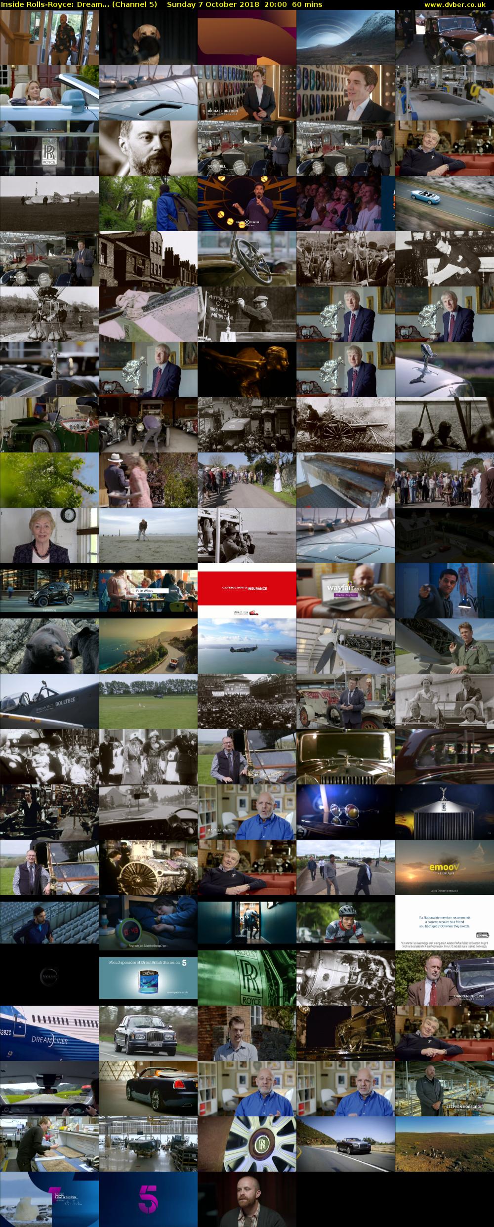 Inside Rolls-Royce: Dream... (Channel 5) Sunday 7 October 2018 20:00 - 21:00