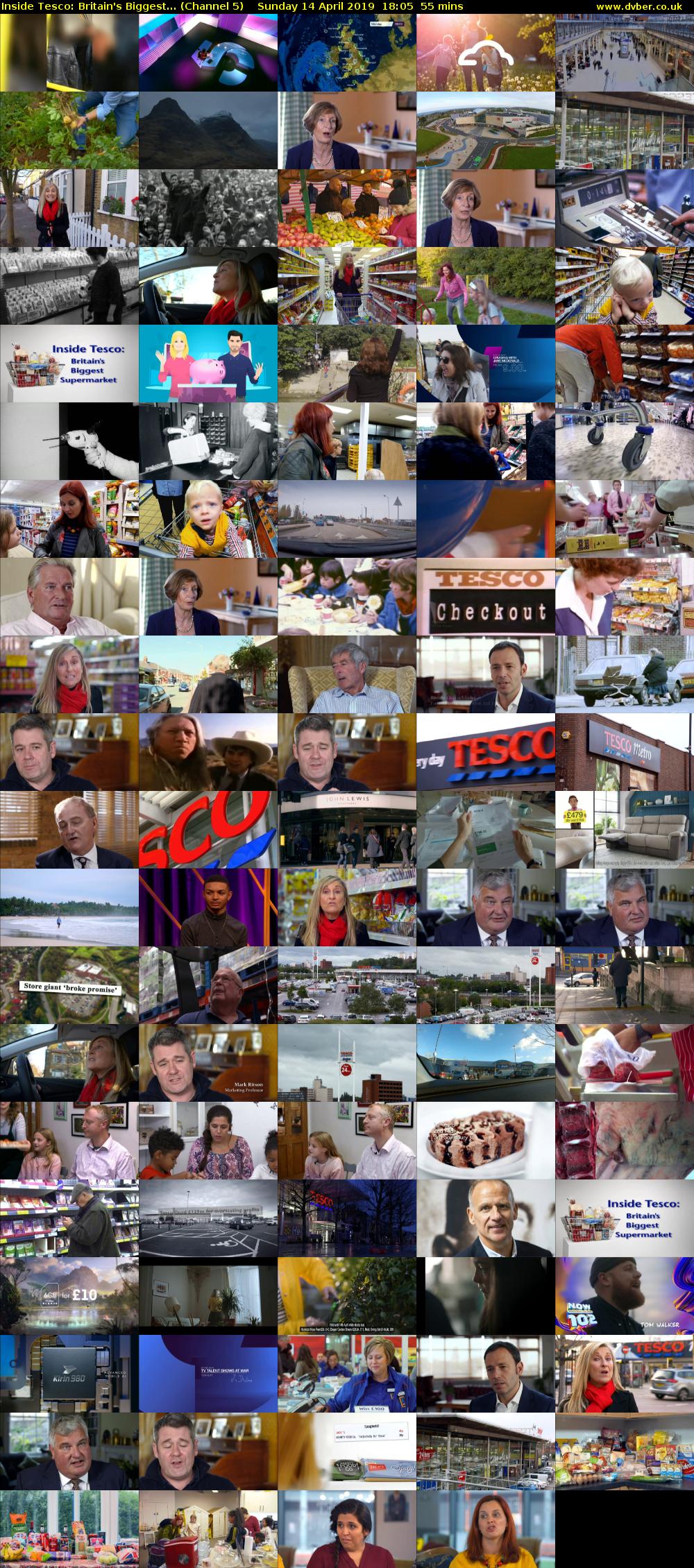Inside Tesco: Britain's Biggest... (Channel 5) Sunday 14 April 2019 18:05 - 19:00