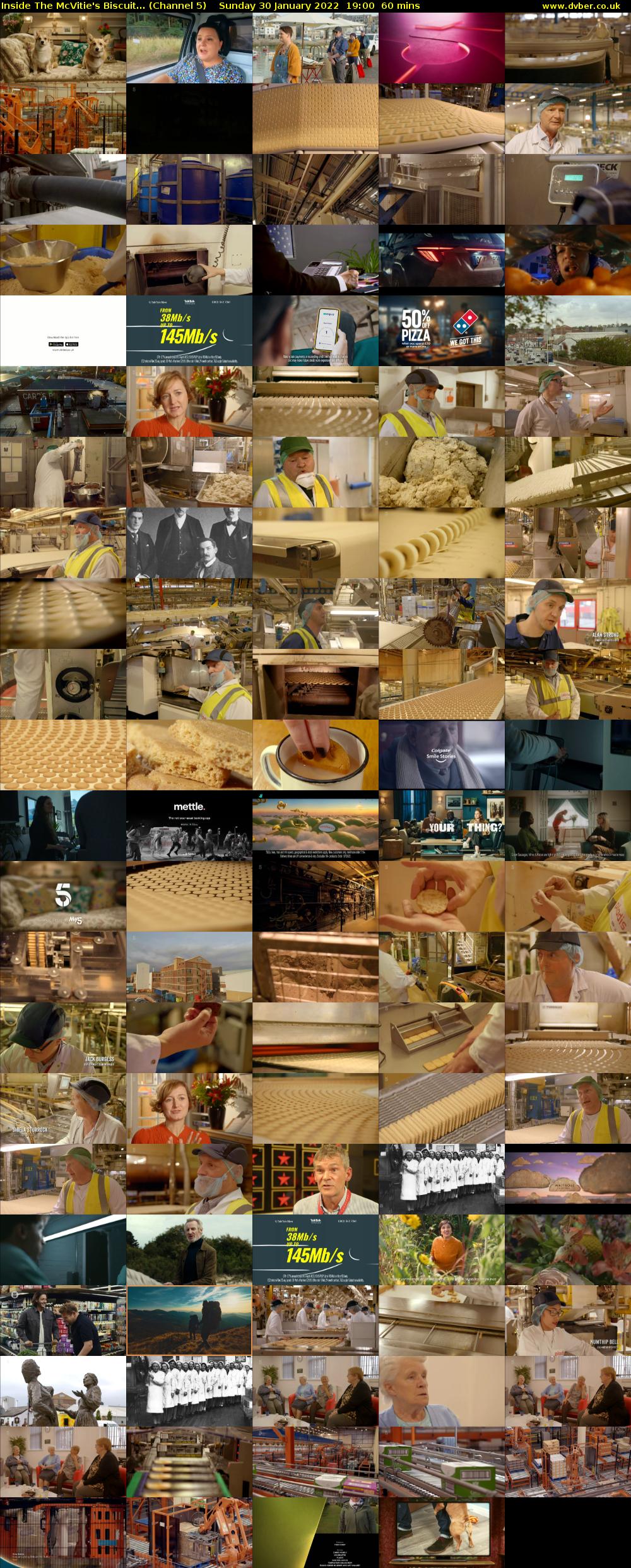 Inside The McVitie's Biscuit... (Channel 5) Sunday 30 January 2022 19:00 - 20:00