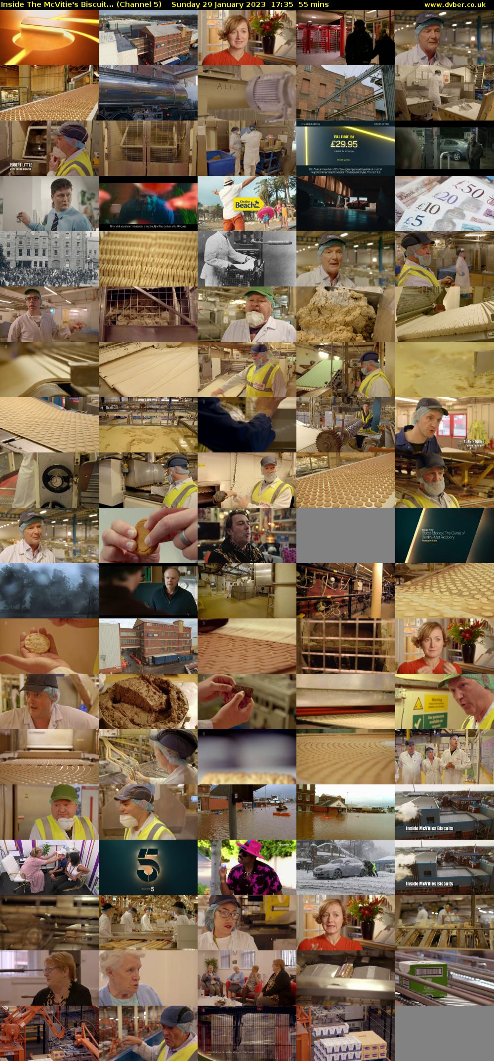 Inside The McVitie's Biscuit... (Channel 5) Sunday 29 January 2023 17:35 - 18:30