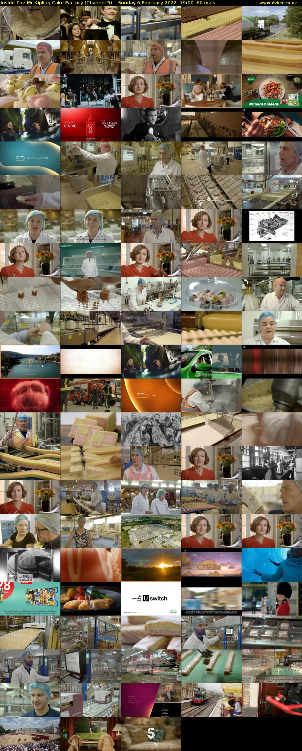 Inside The Mr Kipling Cake Factory (Channel 5) Sunday 6 February 2022 19:00 - 20:00