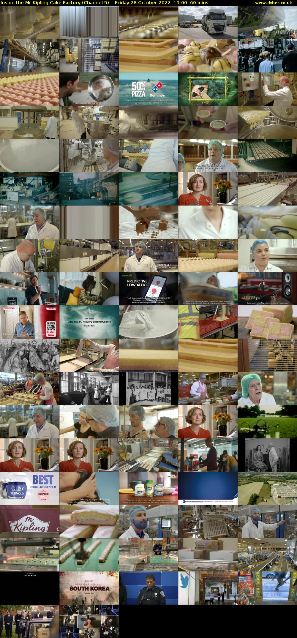 Inside The Mr Kipling Cake Factory (Channel 5) Friday 28 October 2022 19:00 - 20:00