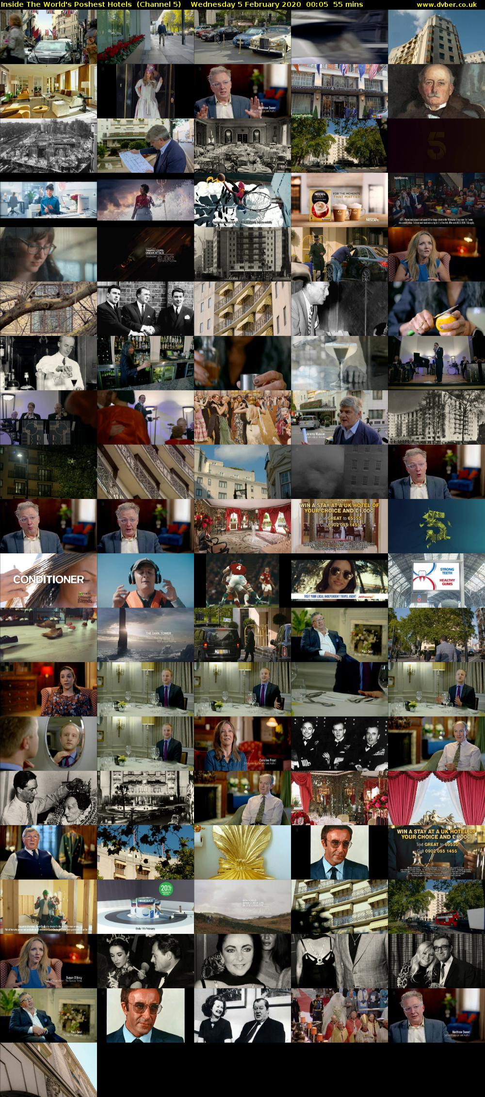 Inside The World's Poshest Hotels  (Channel 5) Wednesday 5 February 2020 00:05 - 01:00