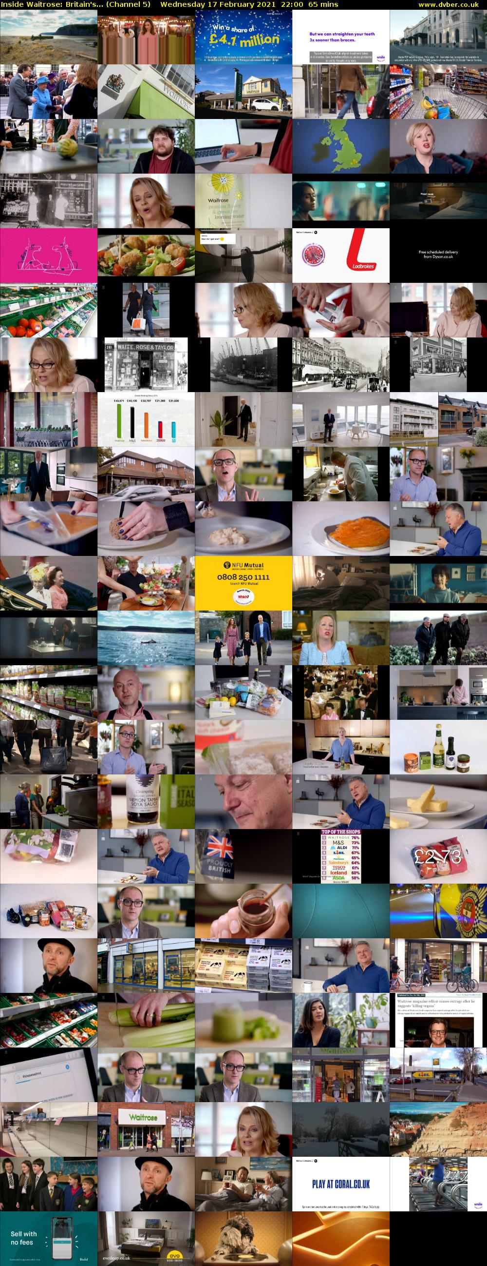 Inside Waitrose: Britain's... (Channel 5) Wednesday 17 February 2021 22:00 - 23:05