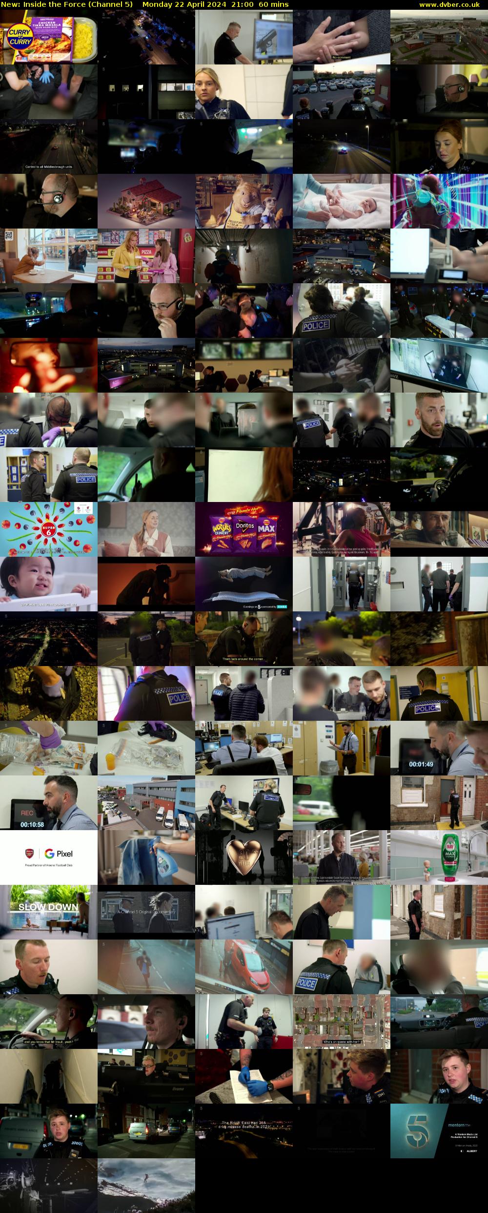 Inside the Force (Channel 5) Monday 22 April 2024 21:00 - 22:00