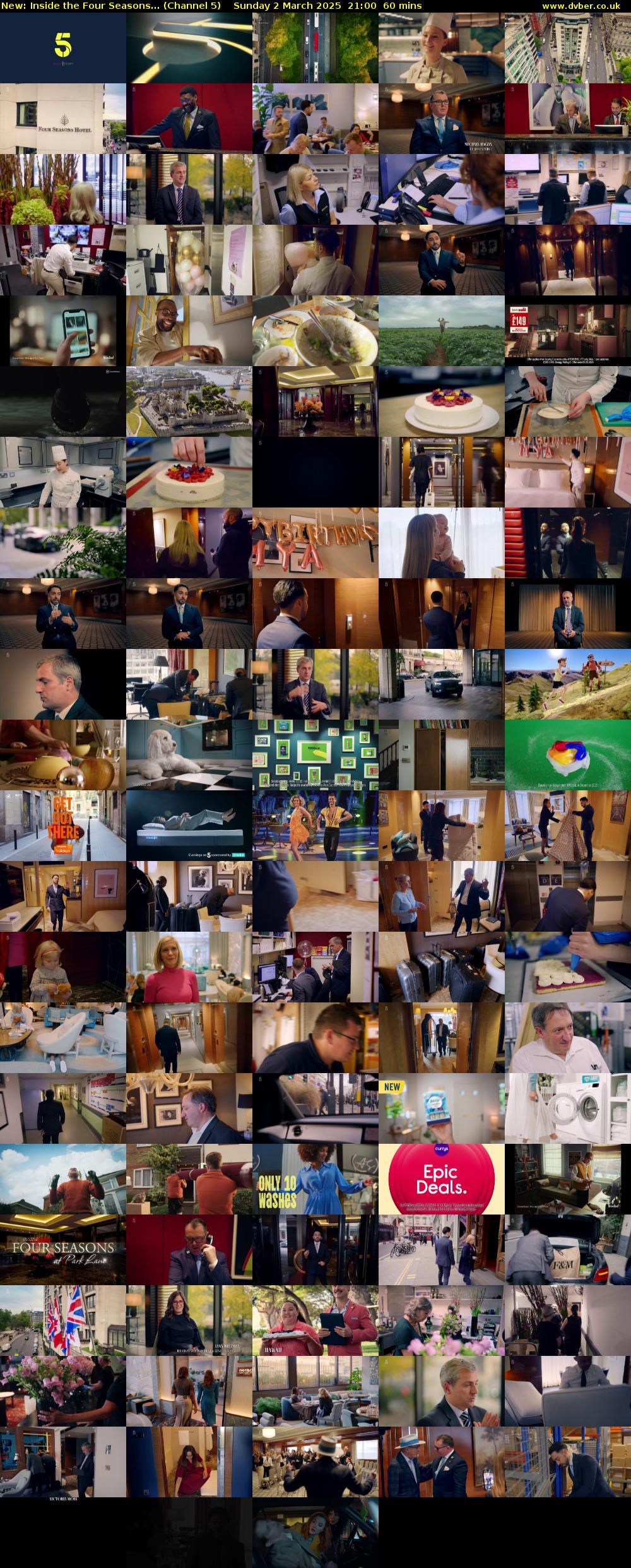 Inside the Four Seasons... (Channel 5) Sunday 2 March 2025 21:00 - 22:00
