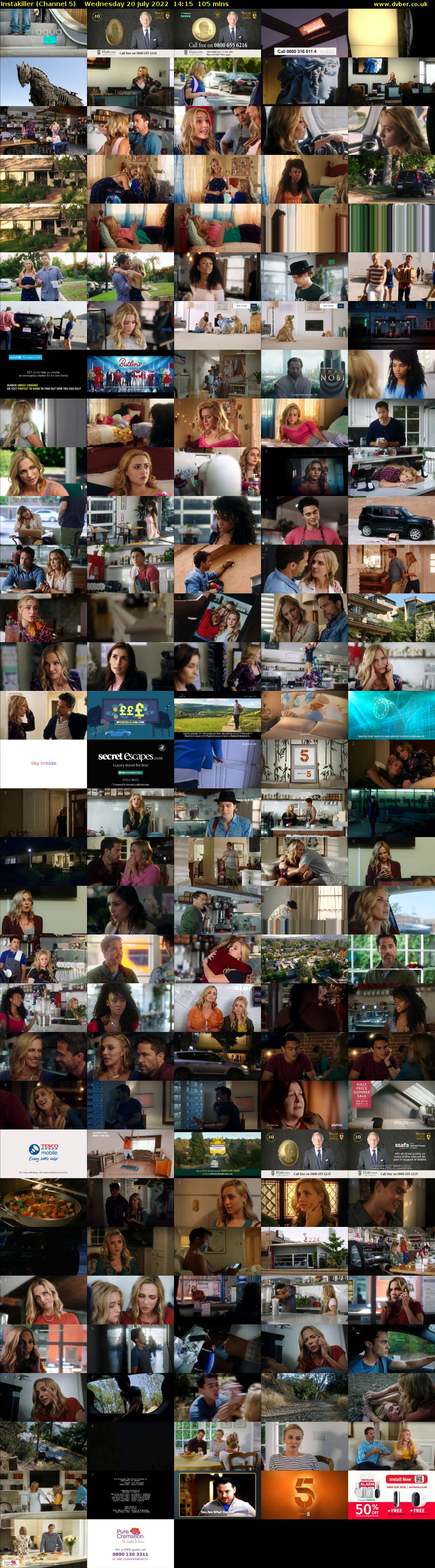 Instakiller (Channel 5) Wednesday 20 July 2022 14:15 - 16:00
