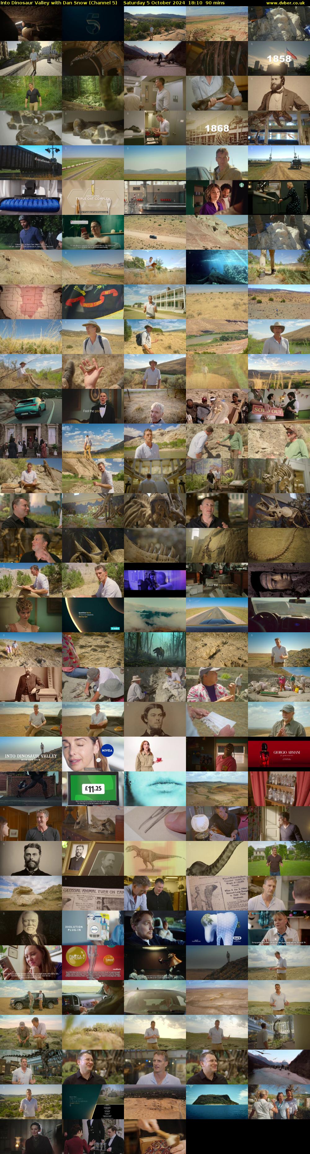 Into Dinosaur Valley with Dan Snow (Channel 5) Saturday 5 October 2024 18:10 - 19:40
