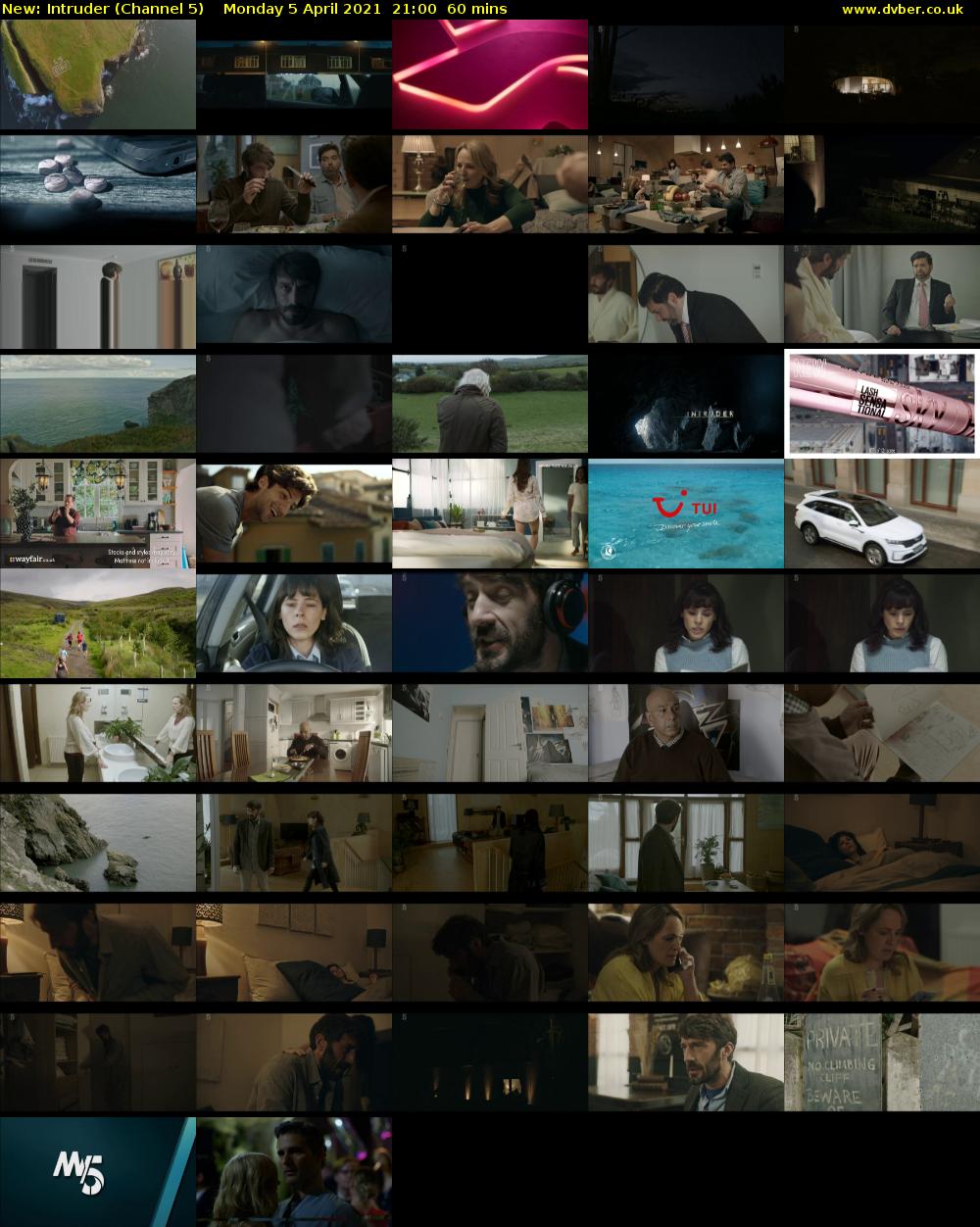 Intruder (Channel 5) Monday 5 April 2021 21:00 - 22:00