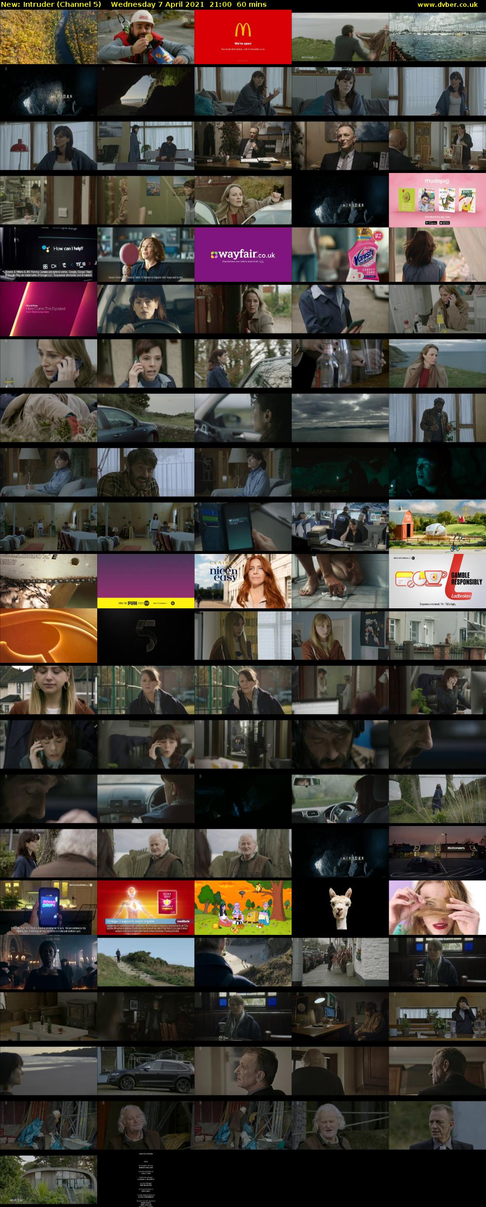 Intruder (Channel 5) Wednesday 7 April 2021 21:00 - 22:00