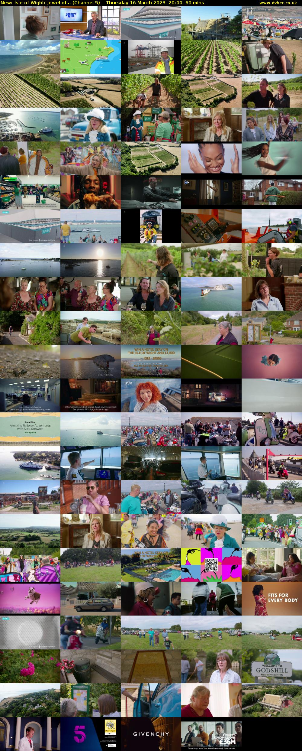 Isle of Wight: Jewel of... (Channel 5) Thursday 16 March 2023 20:00 - 21:00