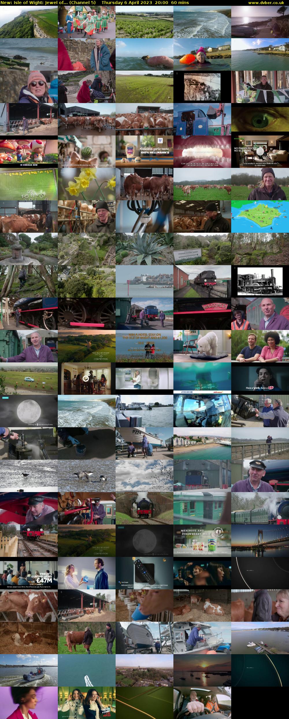 Isle of Wight: Jewel of... (Channel 5) Thursday 6 April 2023 20:00 - 21:00