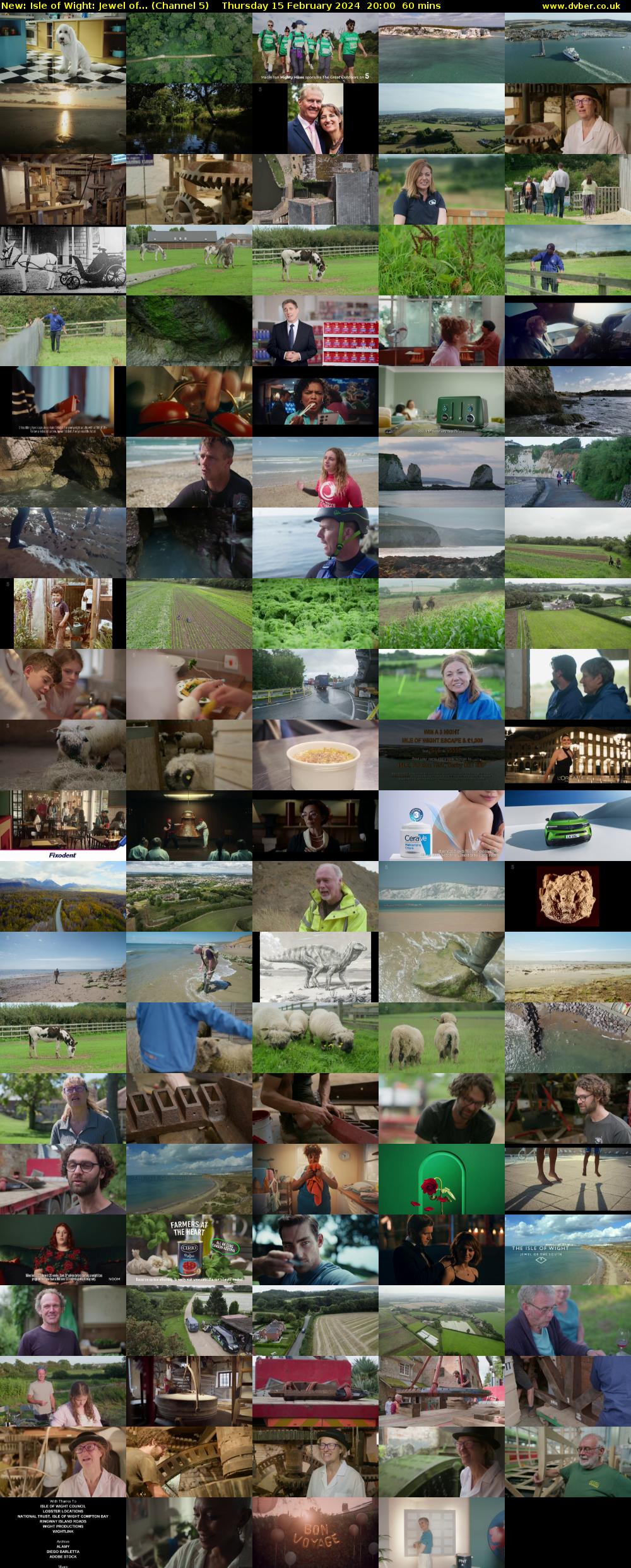 Isle of Wight: Jewel of... (Channel 5) Thursday 15 February 2024 20:00 - 21:00