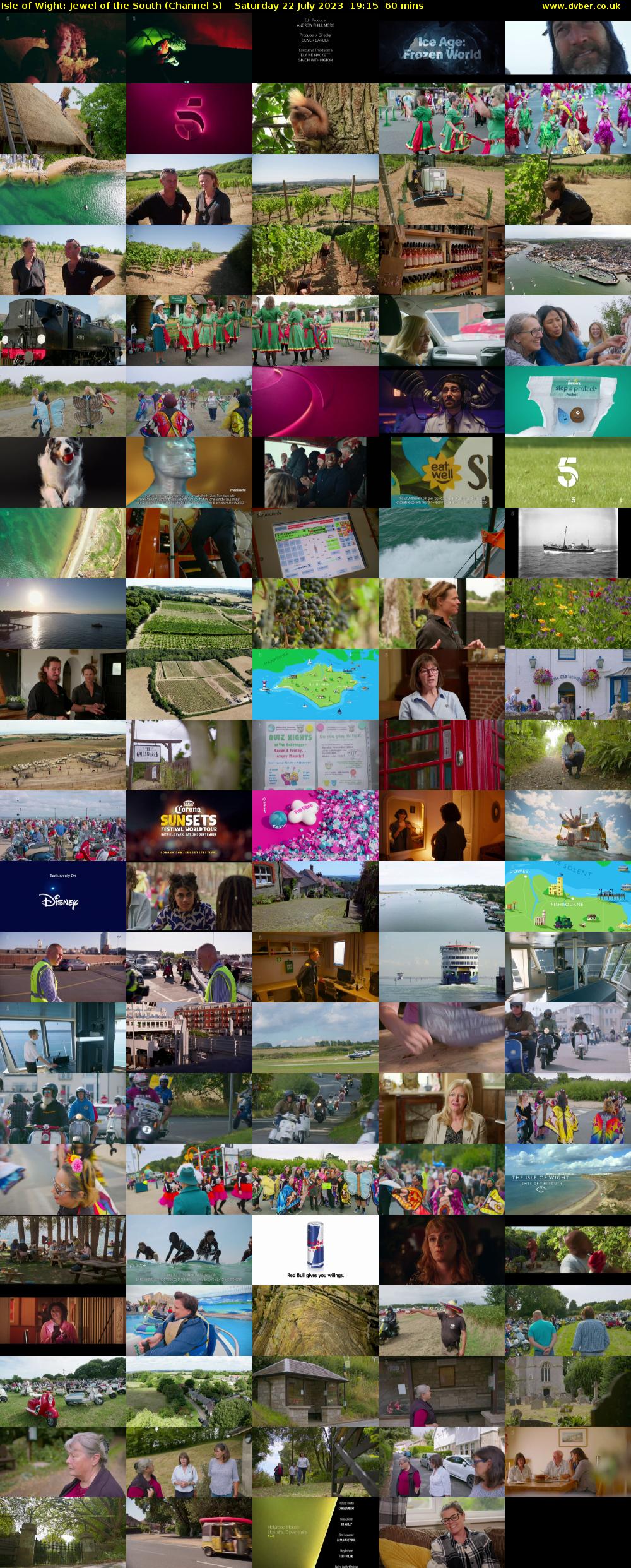 Isle of Wight: Jewel of the South (Channel 5) Saturday 22 July 2023 19:15 - 20:15
