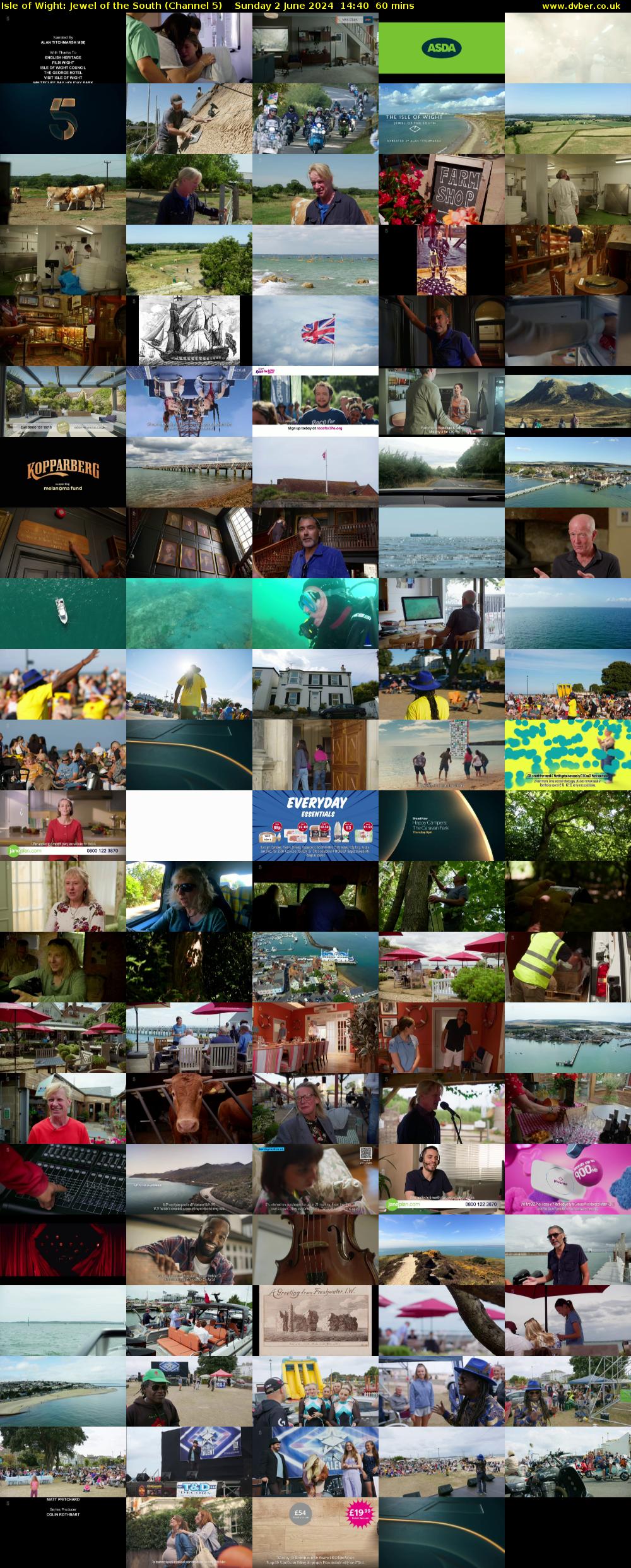Isle of Wight: Jewel of the South (Channel 5) Sunday 2 June 2024 14:40 - 15:40