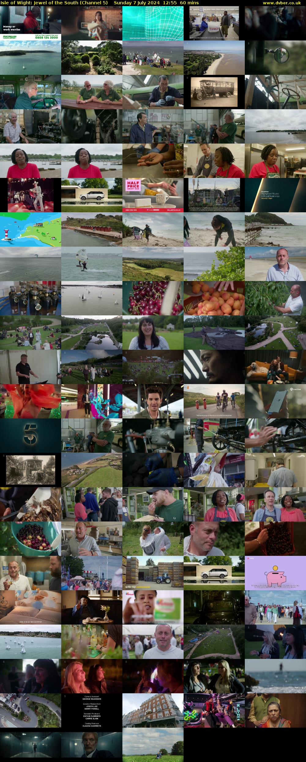 Isle of Wight: Jewel of the South (Channel 5) Sunday 7 July 2024 12:55 - 13:55