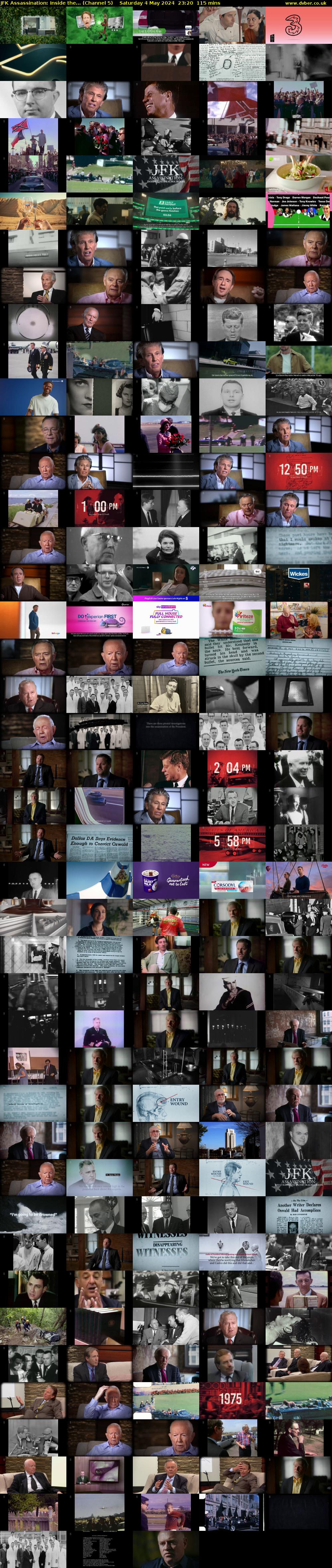JFK Assassination: Inside the... (Channel 5) Saturday 4 May 2024 23:20 - 01:15