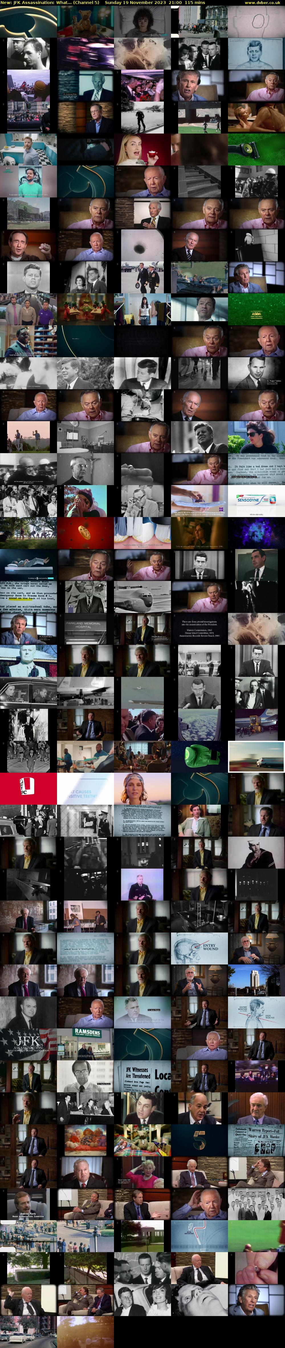 JFK Assassination: What... (Channel 5) Sunday 19 November 2023 21:00 - 22:55