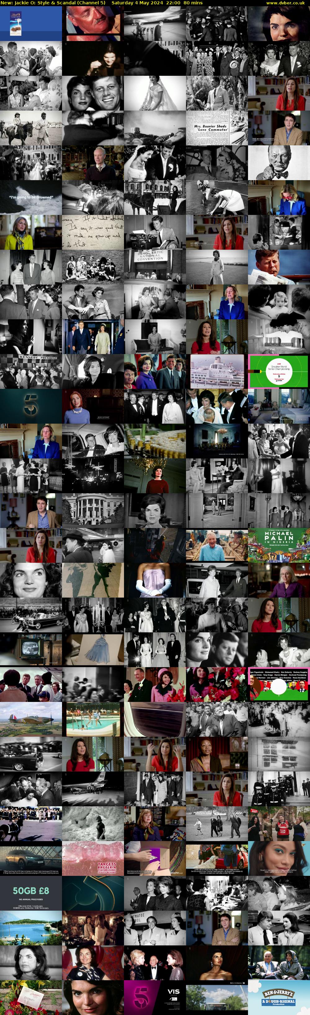 Jackie O: Style & Scandal (Channel 5) Saturday 4 May 2024 22:00 - 23:20