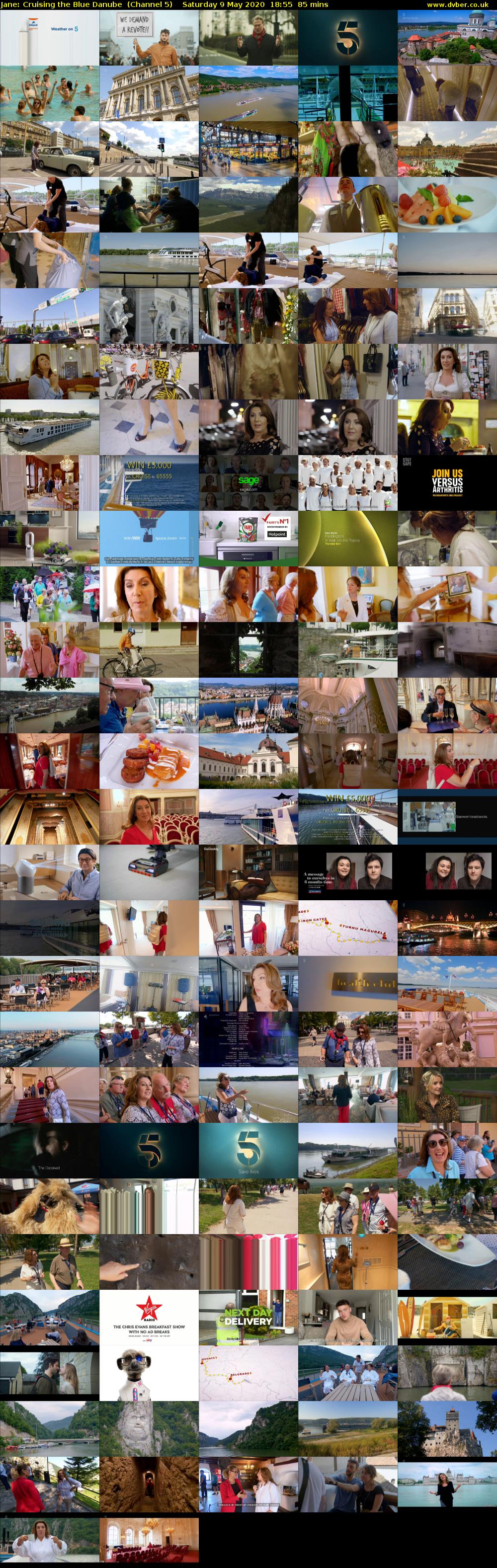 Jane: Cruising the Blue Danube  (Channel 5) Saturday 9 May 2020 18:55 - 20:20