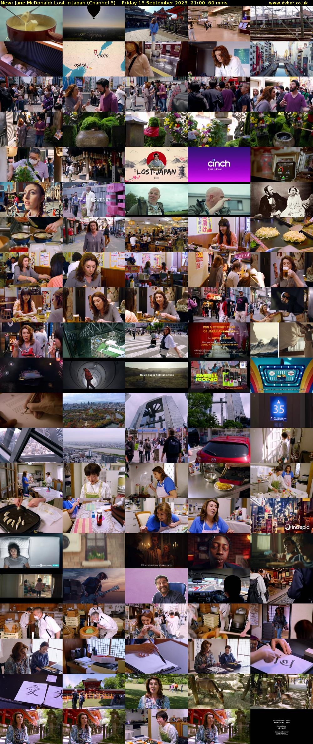 Jane McDonald: Lost in Japan (Channel 5) Friday 15 September 2023 21:00 - 22:00