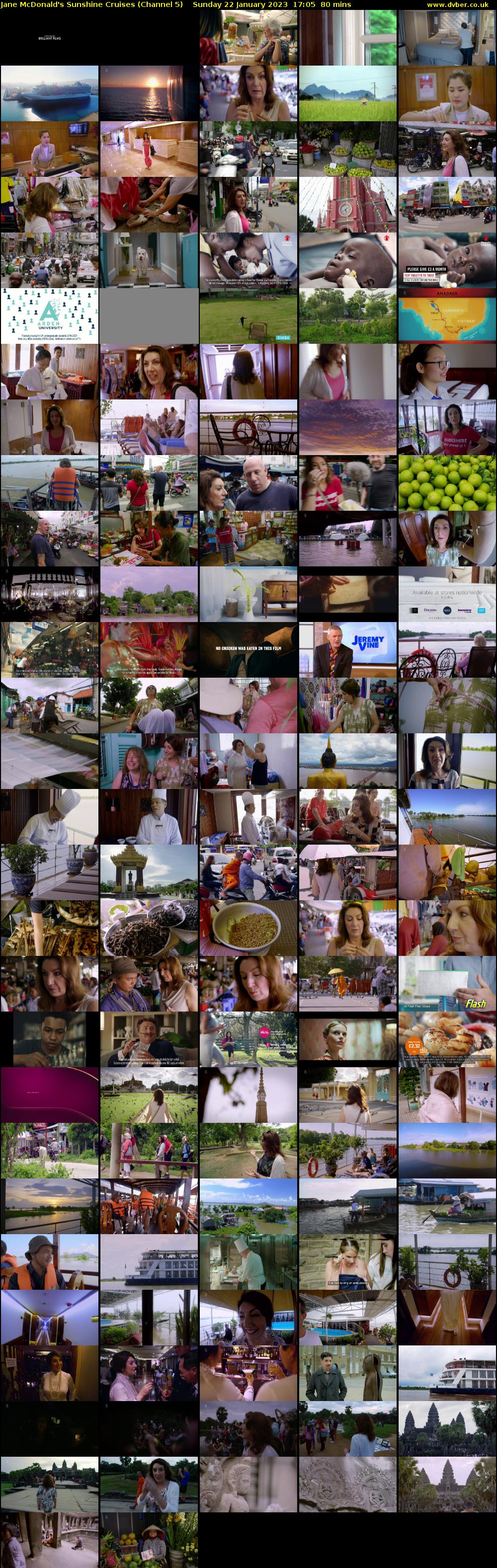 Jane McDonald's Sunshine Cruises (Channel 5) Sunday 22 January 2023 17:05 - 18:25